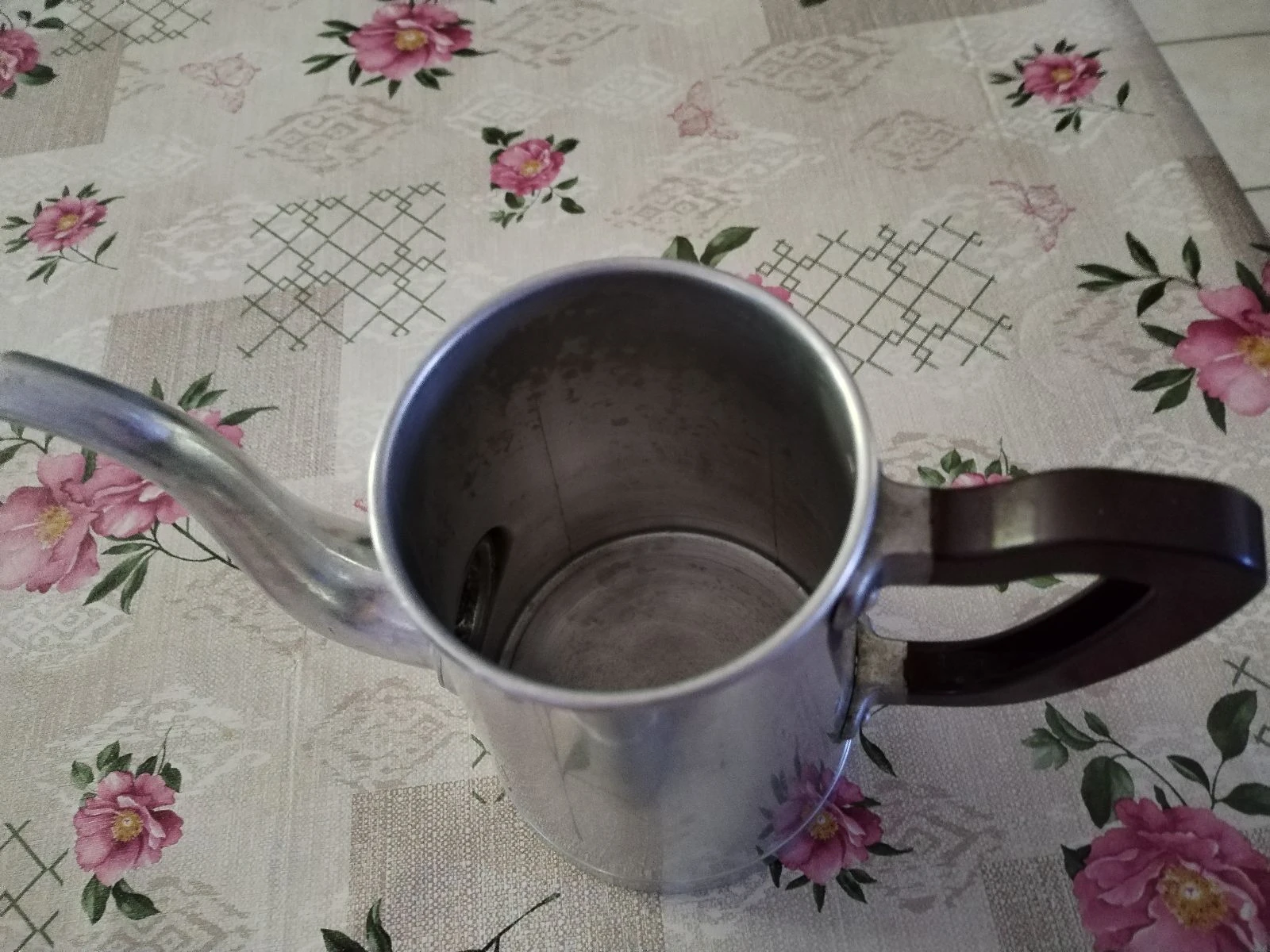 Mooi vintage retro aluminium koffiemachine uit de jaren 50/60. – photo 8